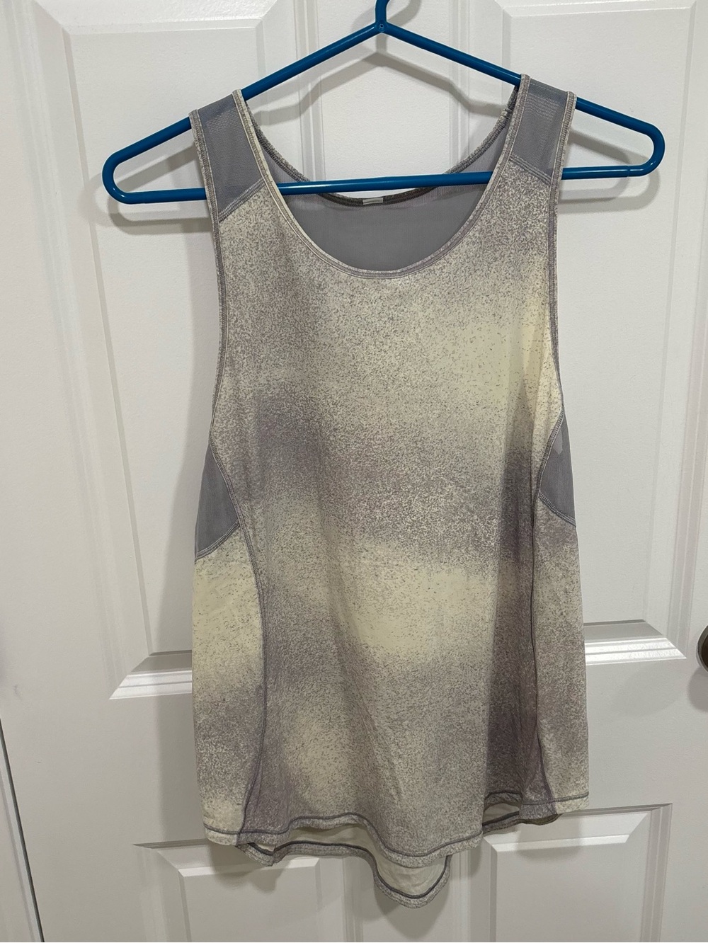 Lululemon Sculpt Tank II Ocean Spray Fluro Citrus Light Cast Size 6